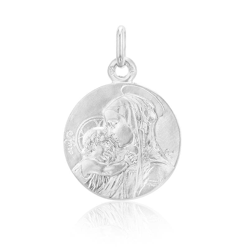 Médaille de baptême Vierge à l’enfant